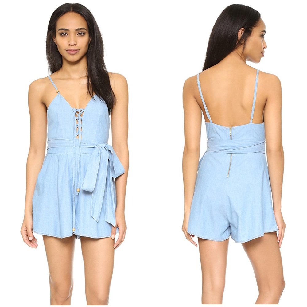Bec & Bridge Talisman Romper Chambray Playsuit